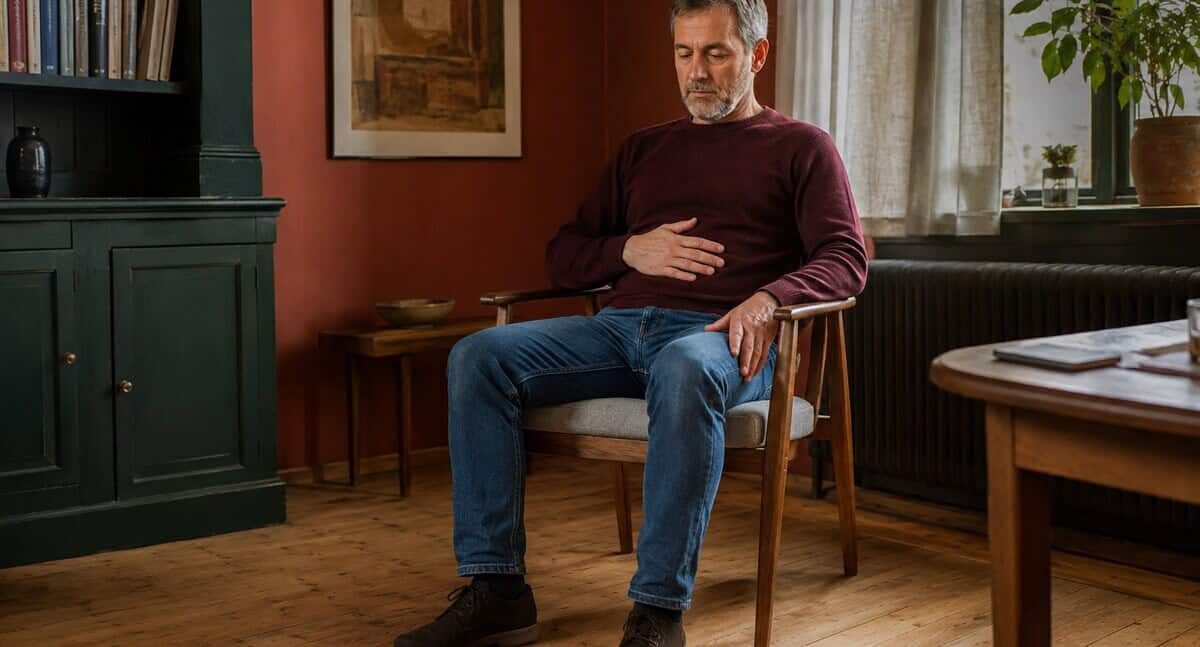 Nænsom åndedrætsøvelse med rolig og mindre anstrengt vejrtrækning