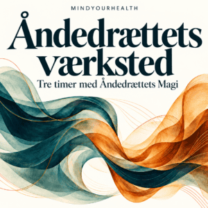 Åndedrættets værksted – Tre timer med Åndedrættets Magi. Petrol- og kobberfarvede bølger.